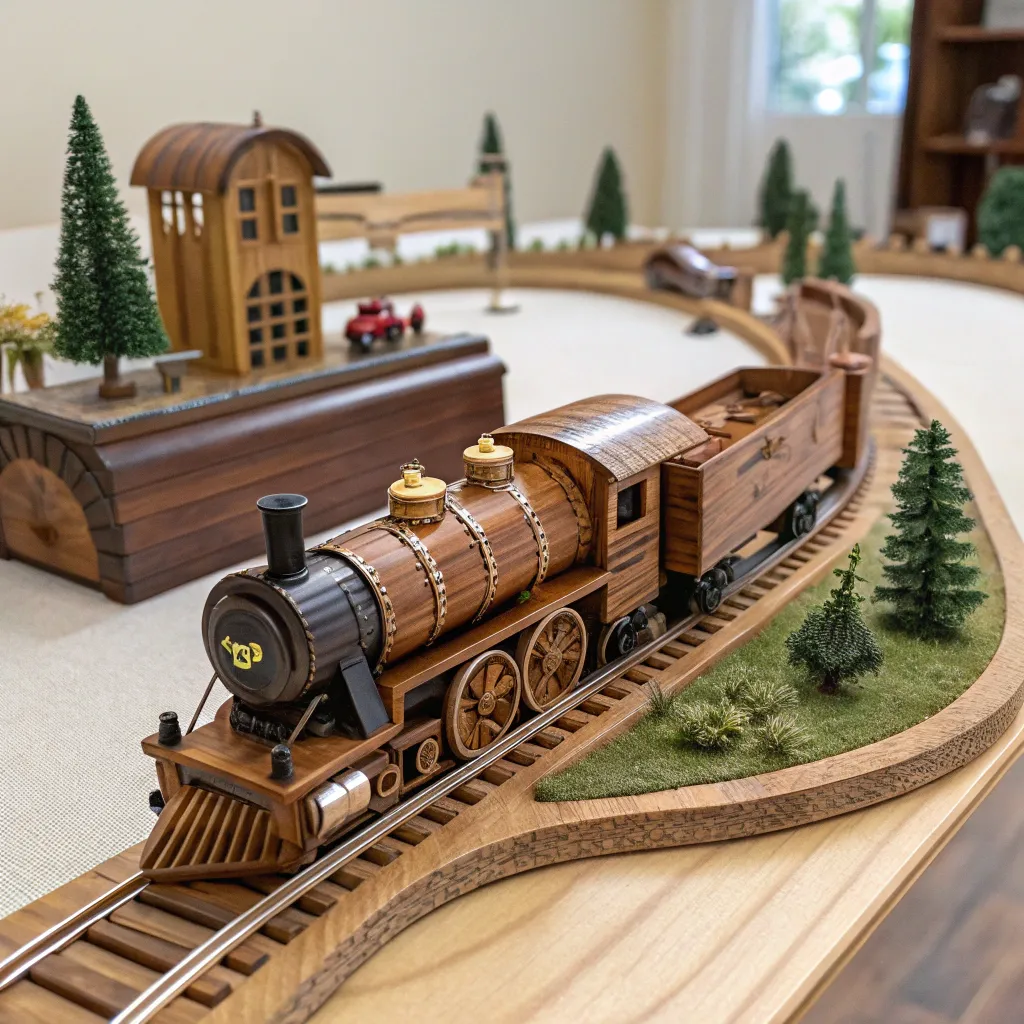 Wooden Train Set